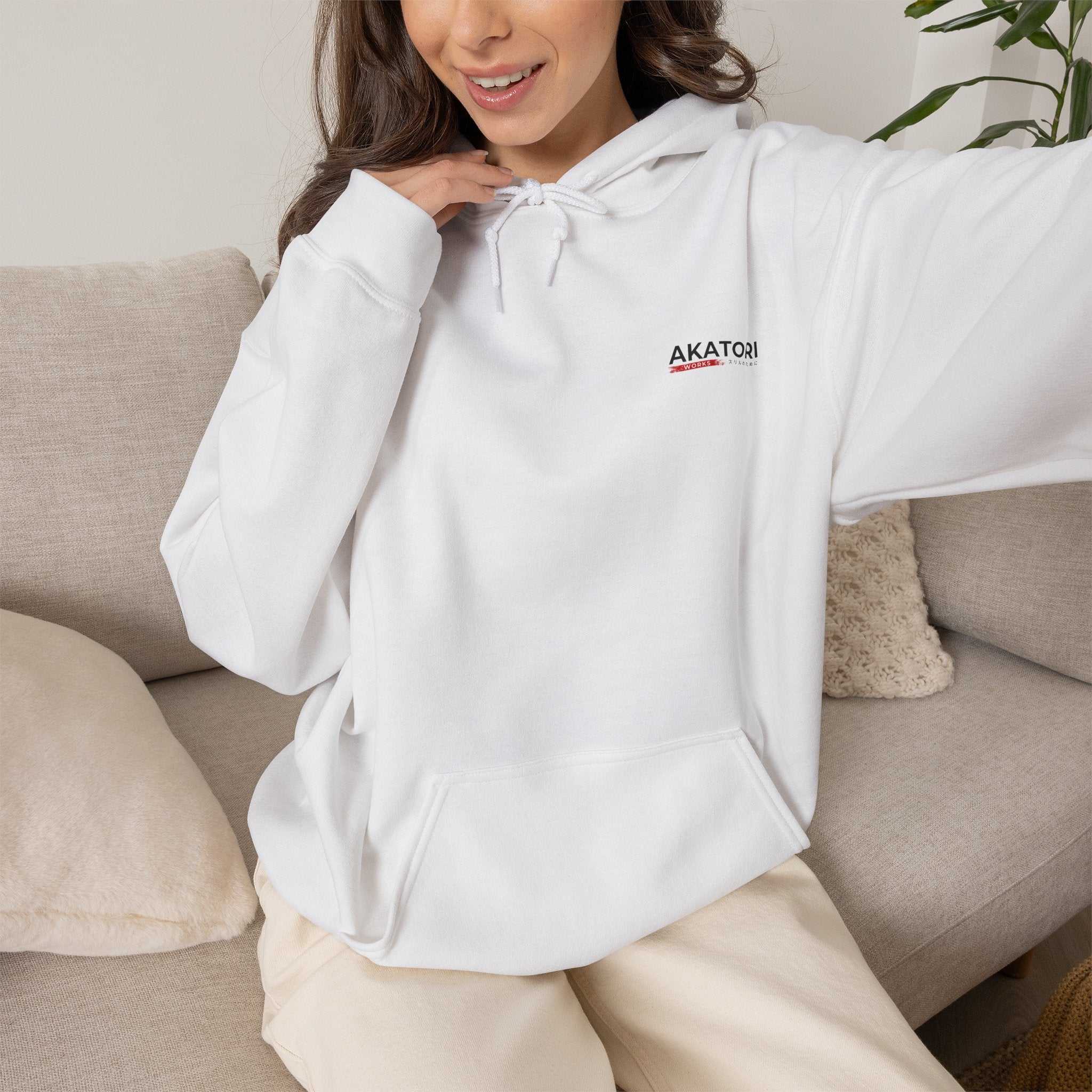 AW11 Black and White Advert Hoodie