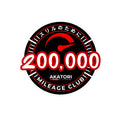 200,000 Mileage Club Vinyl Sticker