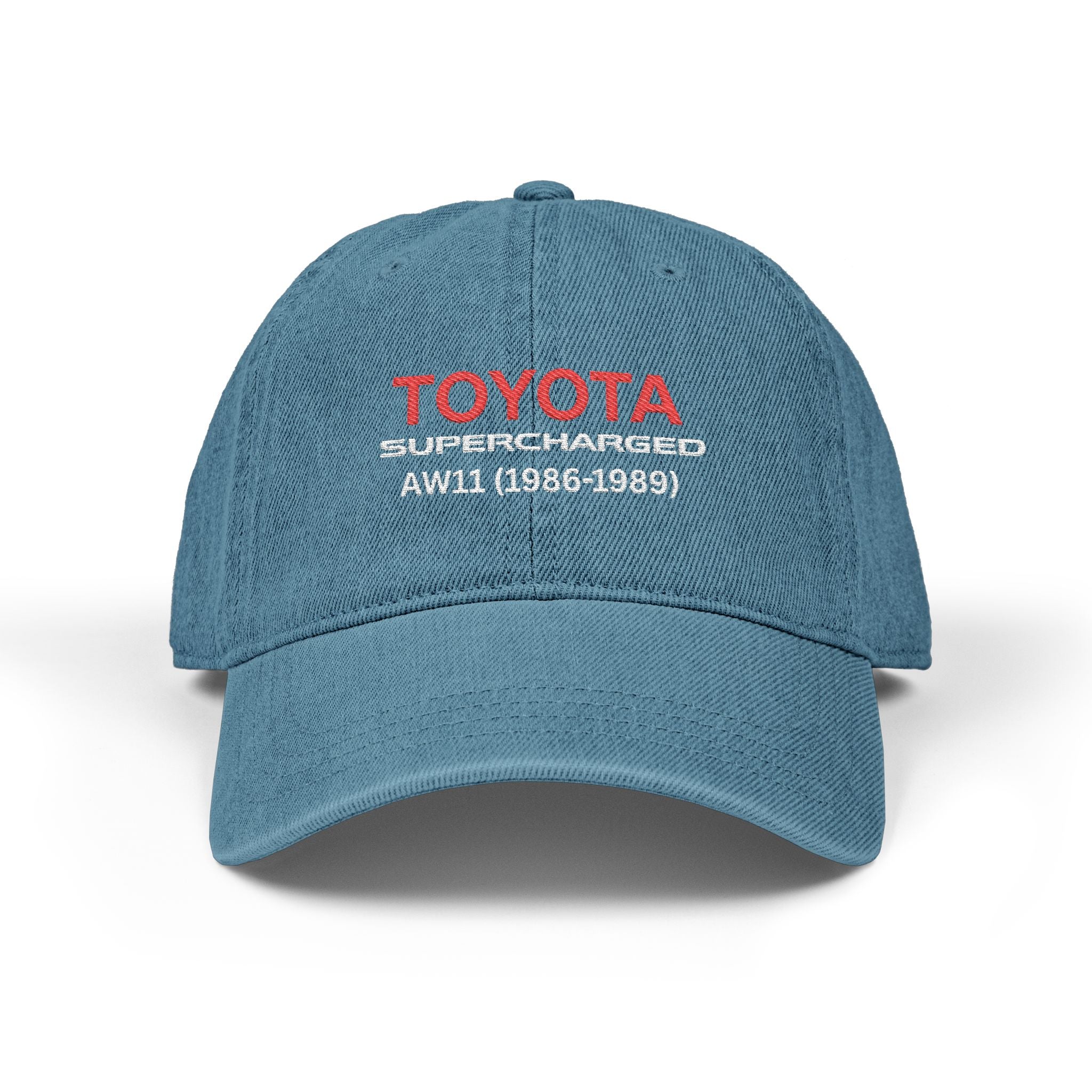 AW11 Supercharged Embroidered Denim Hat