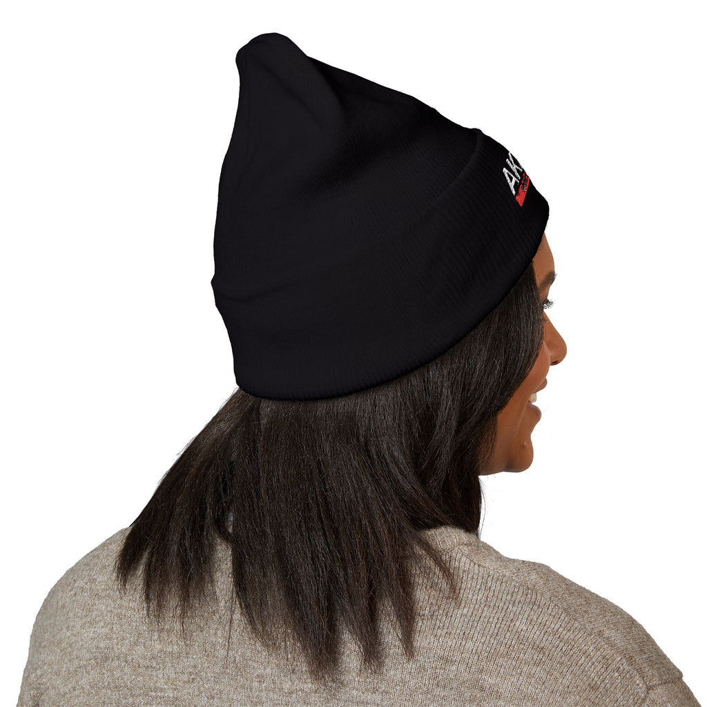 Akatori Works Embroidered Cuffed Beanie