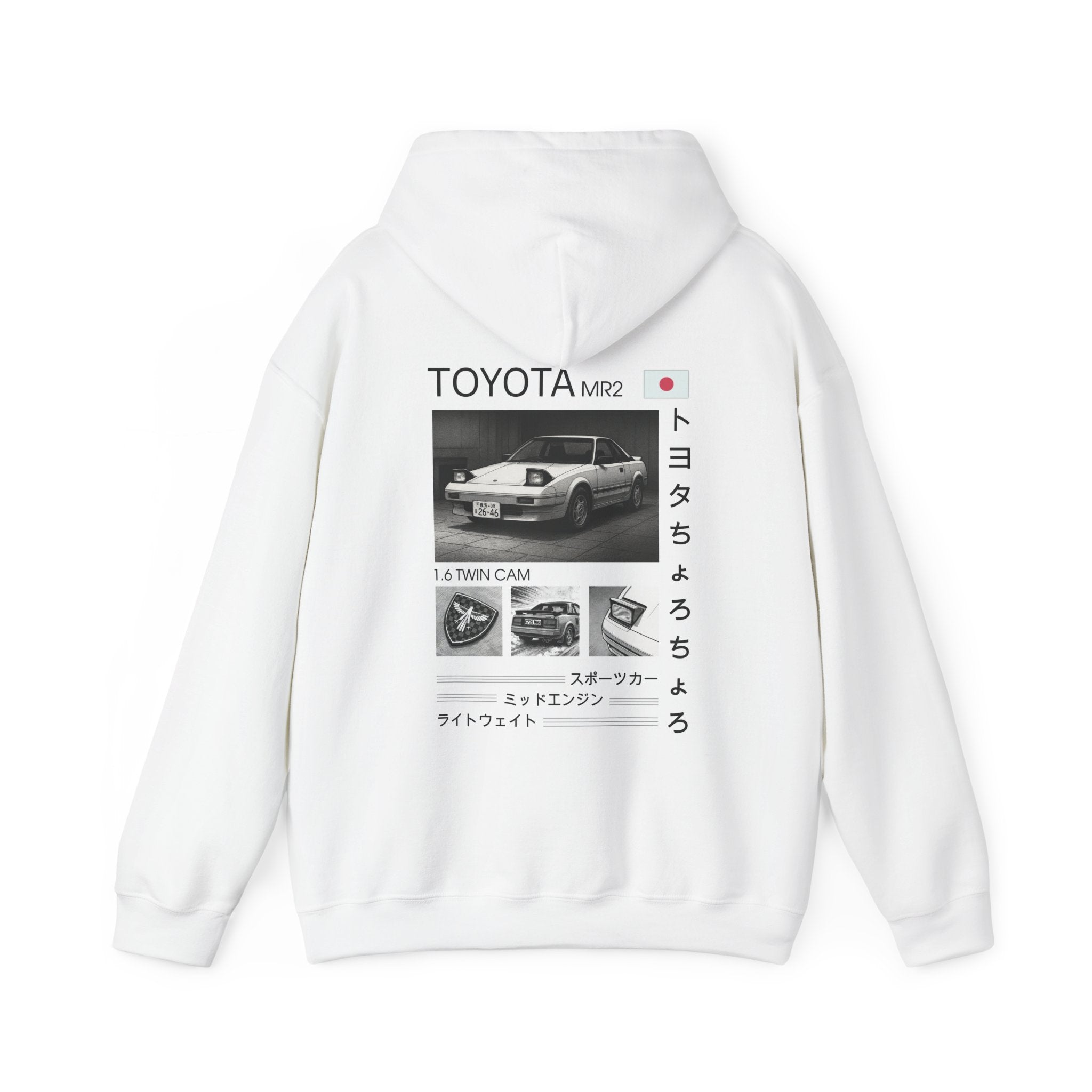 AW11 Black and White Advert Hoodie