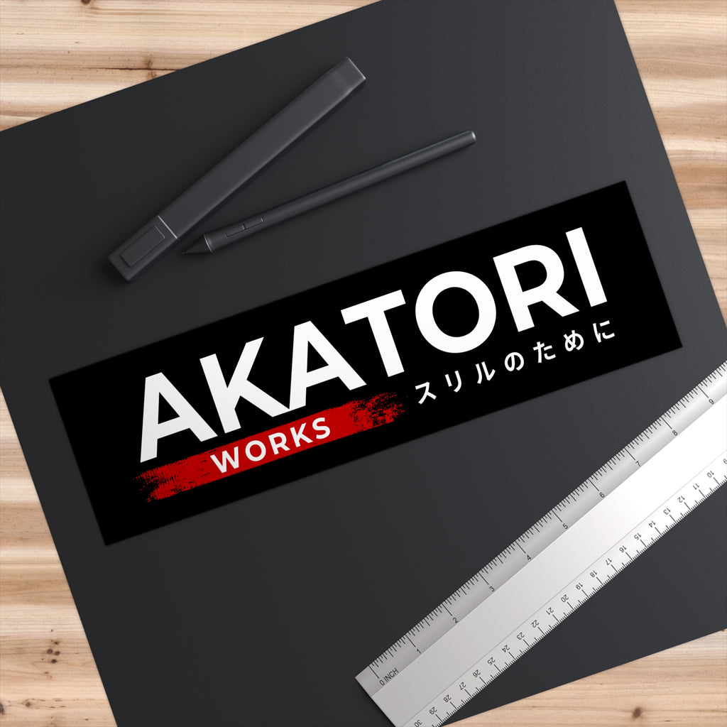 Akatori Works Vinyl Bumper Sticker