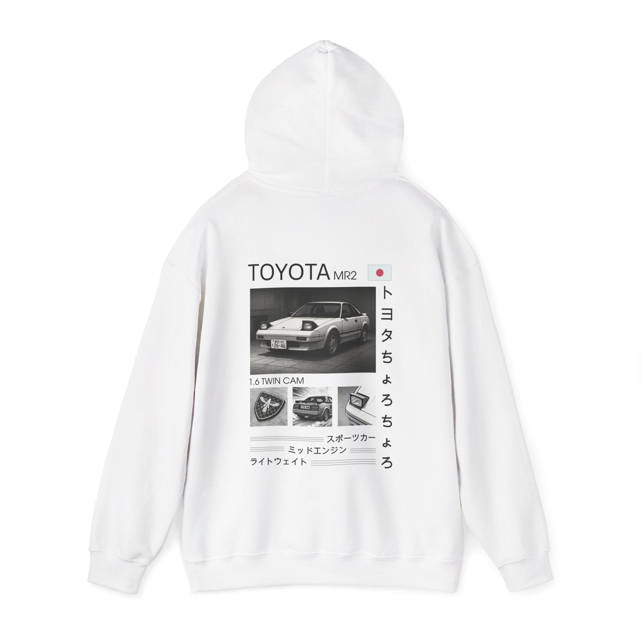 AW11 Black and White Advert Hoodie