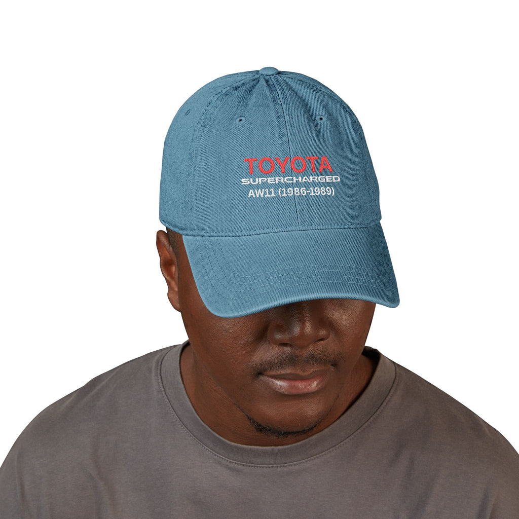 AW11 Supercharged Embroidered Denim Hat