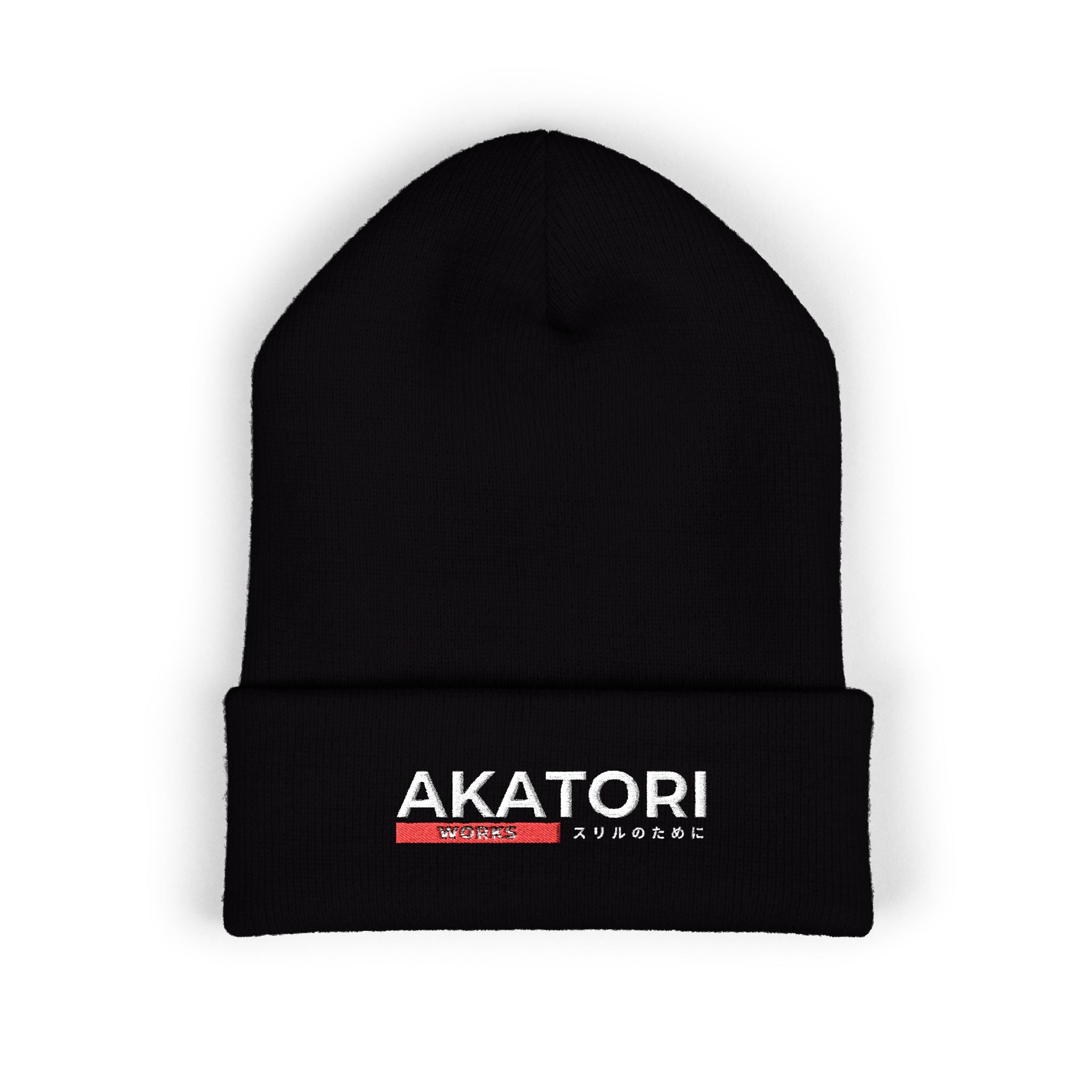 Akatori Works Embroidered Cuffed Beanie