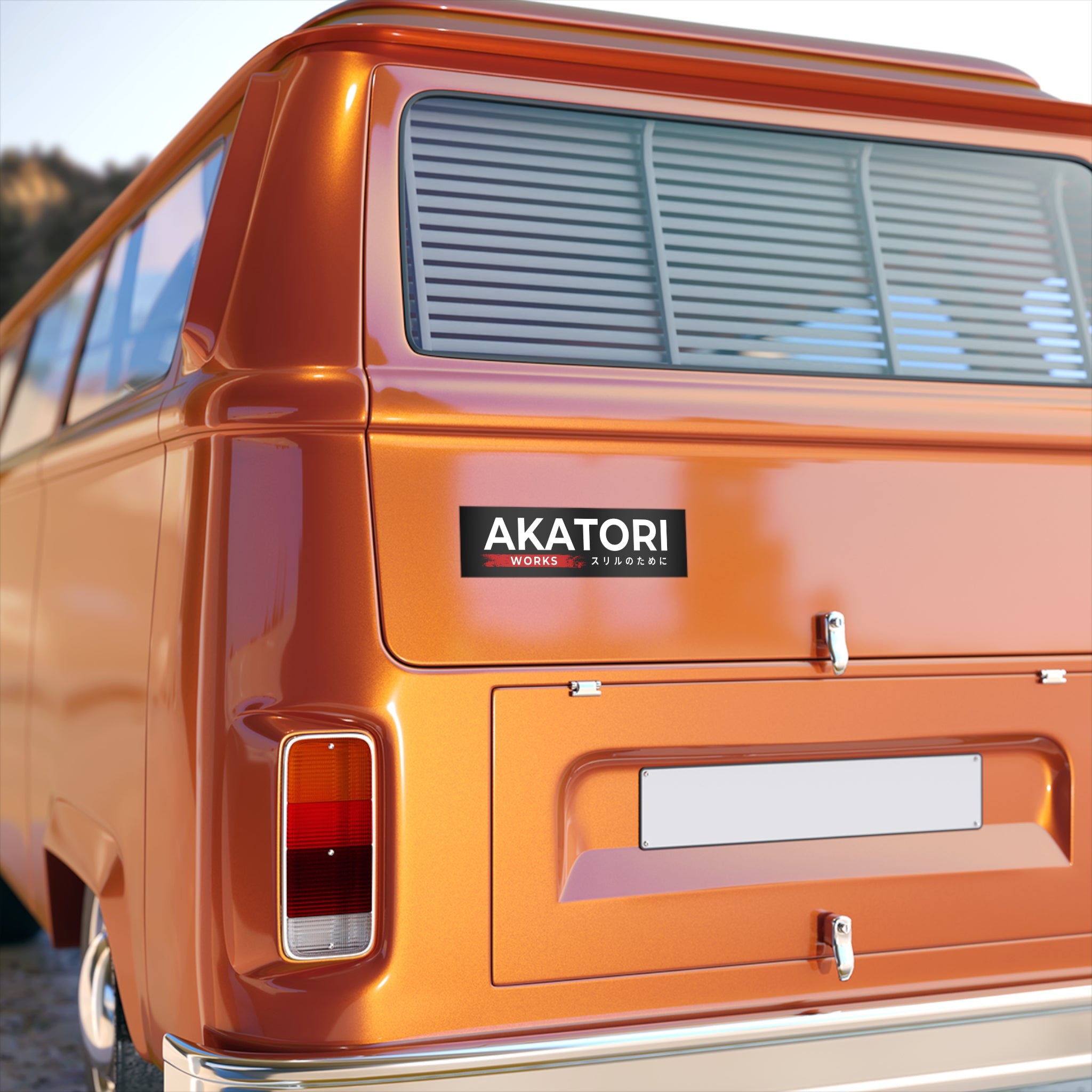 Akatori Works Vinyl Bumper Sticker