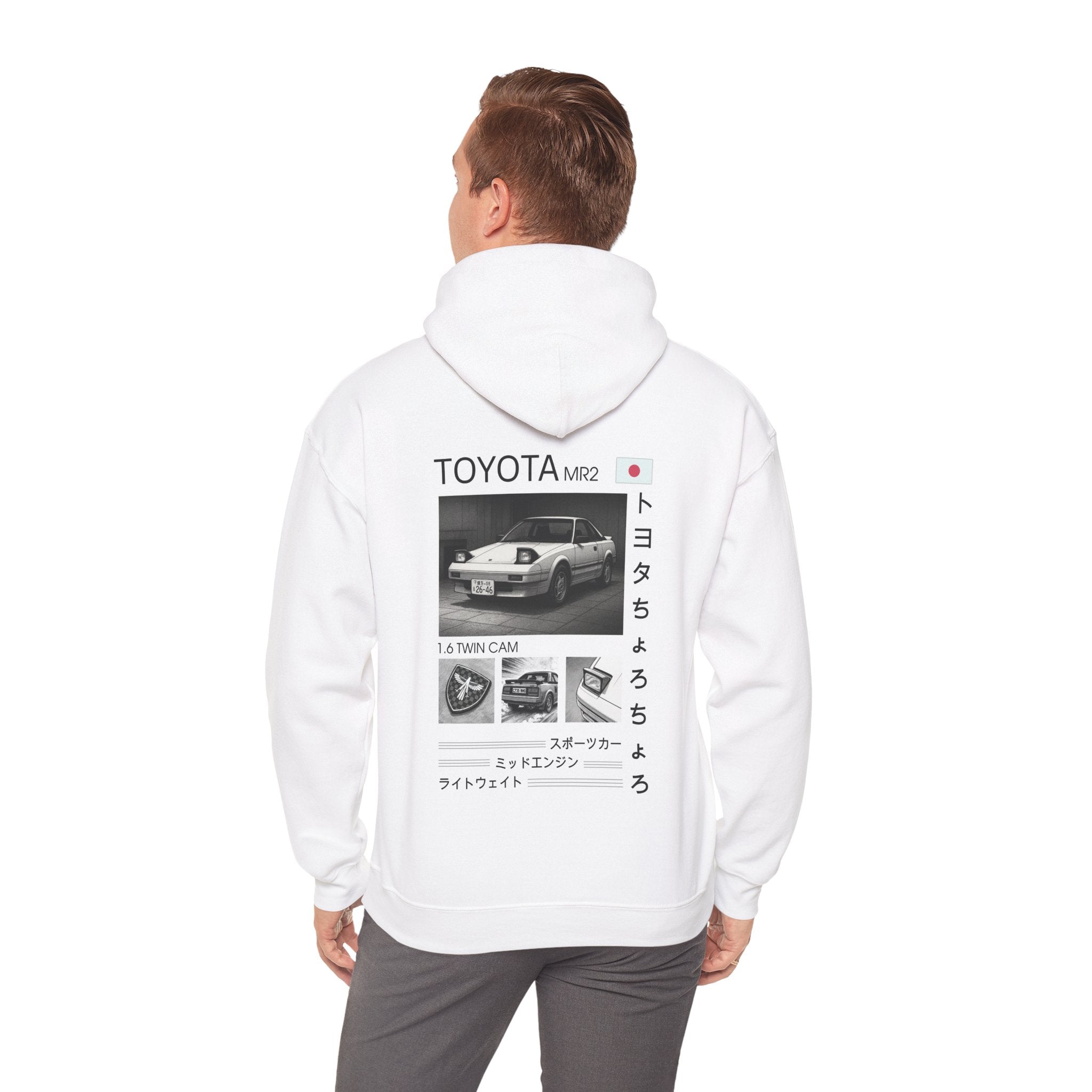 AW11 Black and White Advert Hoodie