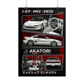 Toyota MR2 SW20 "AKATORI WORKS" Poster